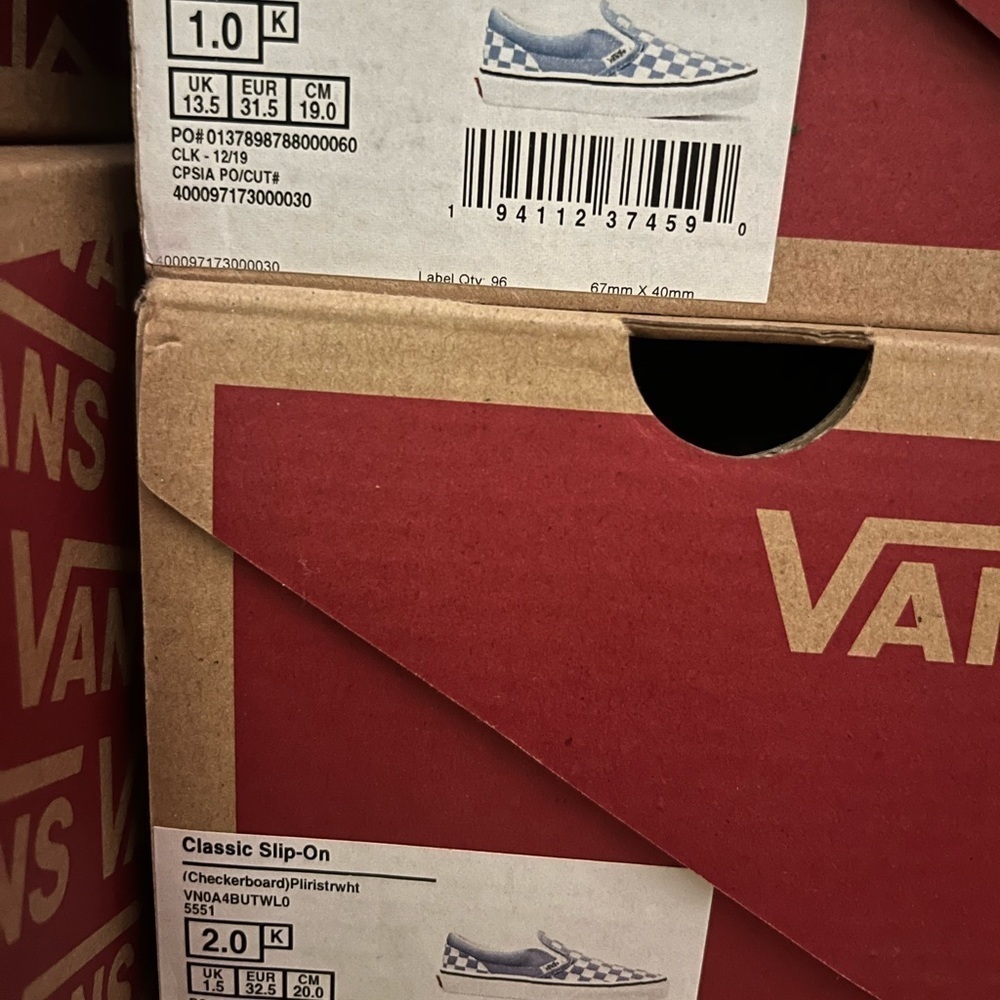 Vans Classic Slip On (Checkerboard) Pale Iris shoes - Picture 13 of 13